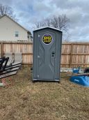 Portable toilet 5204 Winnow Court Oak Ridge NC 27310 customer placement